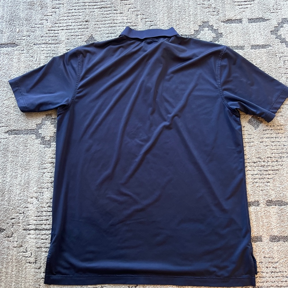 Peter Millar Navy Blue Solid Performance Jersey G… - image 4